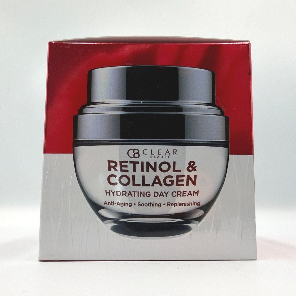 Clear Beauty Retinol & Collagen Day Cream 1.69oz Anti-Aging Hydrating **NEW** - Picture 4 of 7